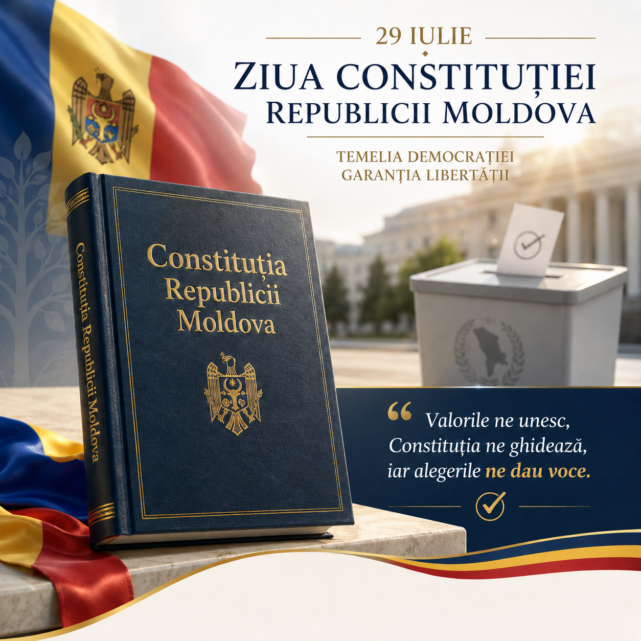 29 июля - День Конституции Республики Молдова