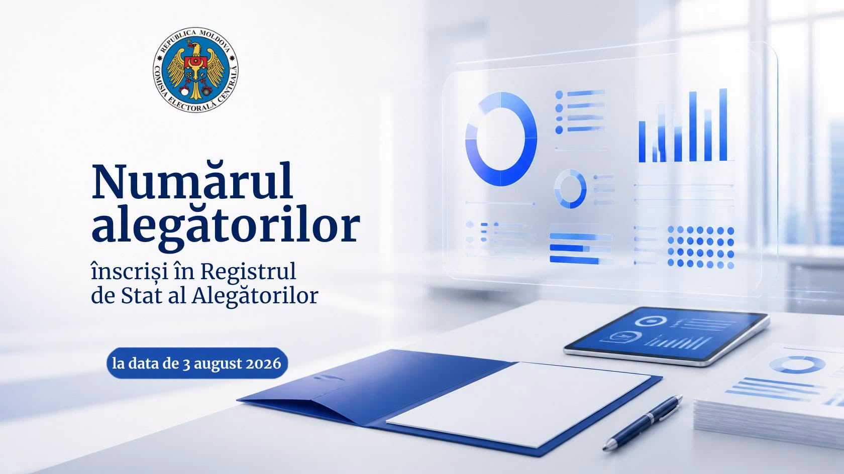 Situația alegătorilor din raionul Edineț la 3 august 2026.