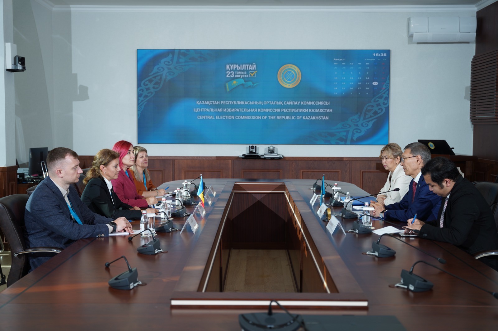 Participare la misiunea internațională de observare a alegerilor din Republica Kazahstan