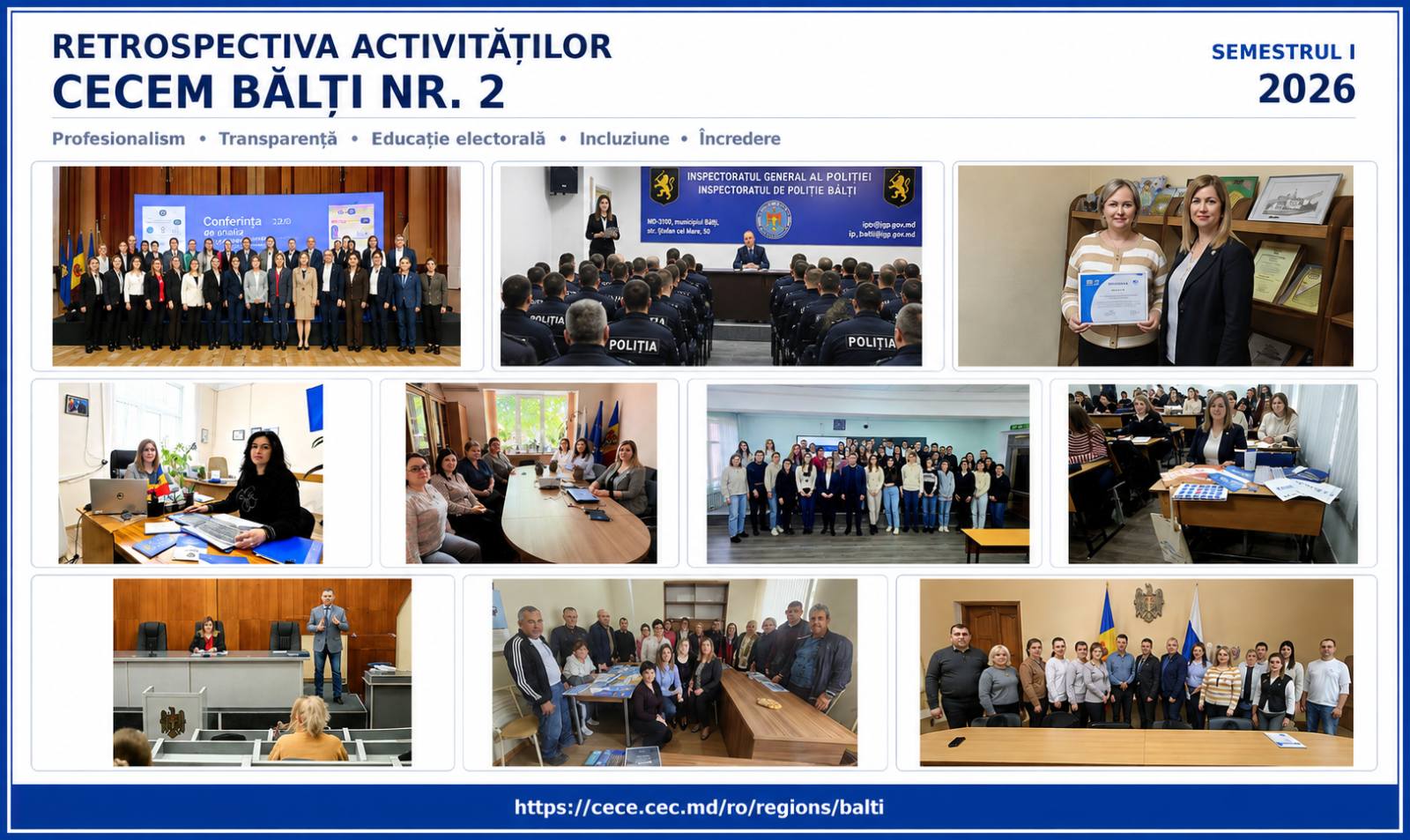 CECE Bălți nr. 2: principalele activități desfășurate în primul semestru al anului 2026