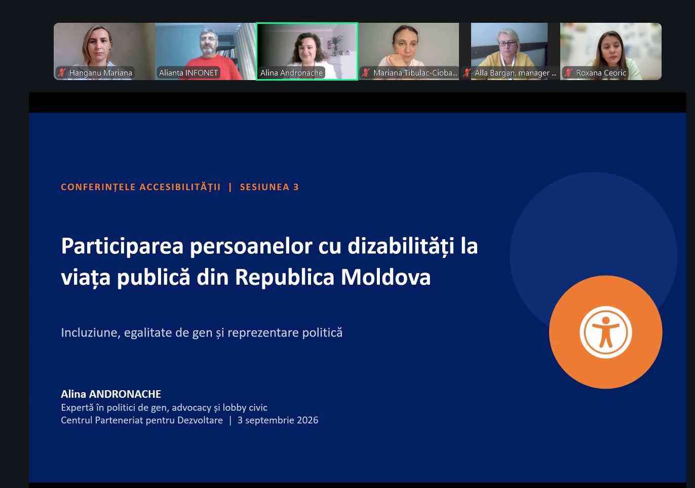Democrație participativă pentru toți: conferință privind incluziunea și reprezentarea politică a persoanelor cu dizabilități