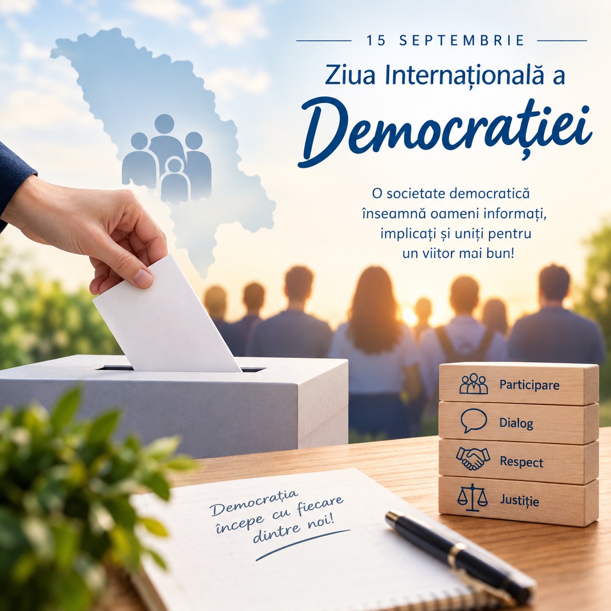 Mesaj de felicitare cu ocazia Zilei Internaționale a Democrației