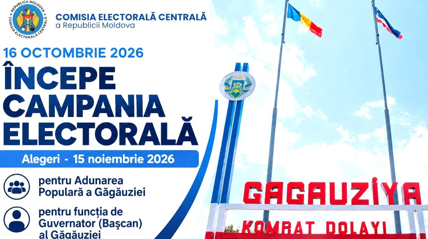 La 16 octombrie începe campania electorală pentru alegerile regionale din UTA Găgăuzia
